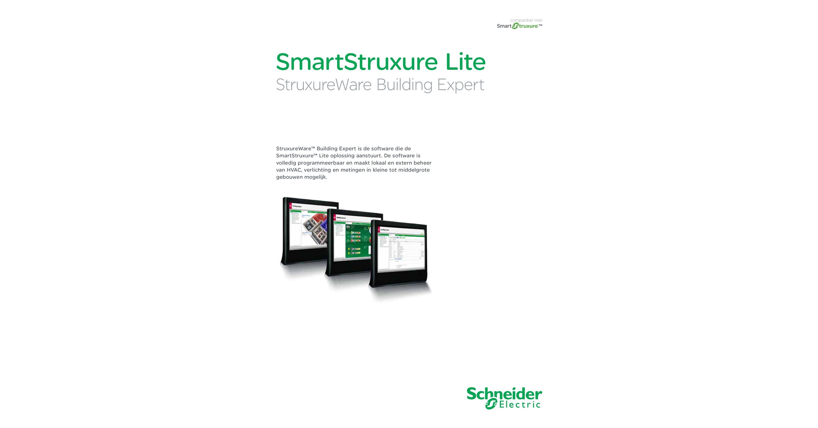 Schneider Electric NL Brochure SmartStruxure Lite StruxureWare