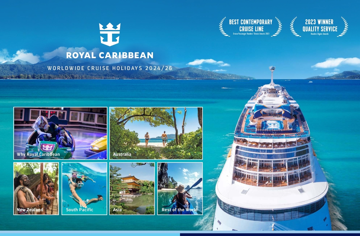 Christmas And New Years 2022 Cruises In The South Pacific Royal Caribbean Brochure 2021-2022 | Royal Caribbean Cruises