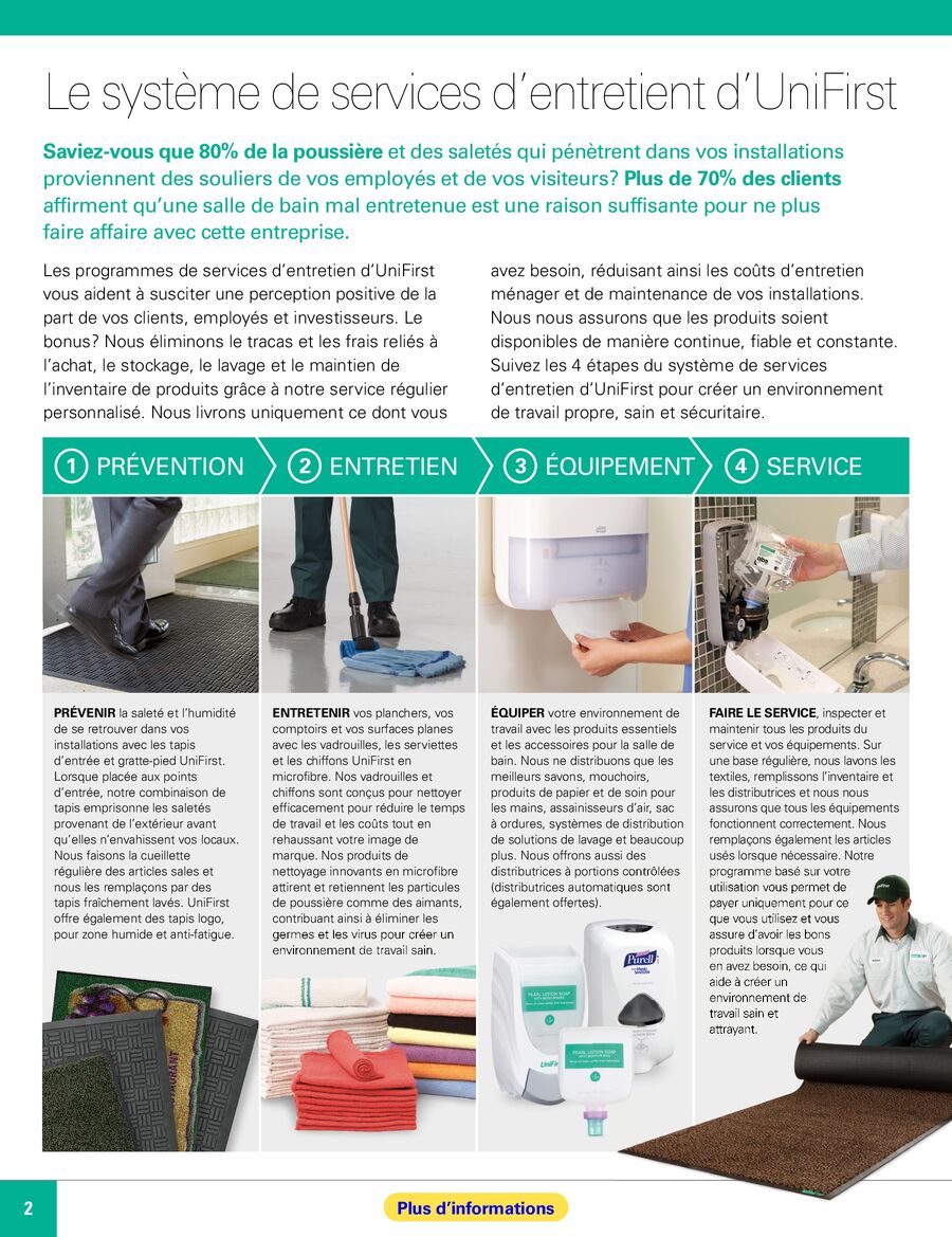 Unifirst Catalogue De Services Sanitaires