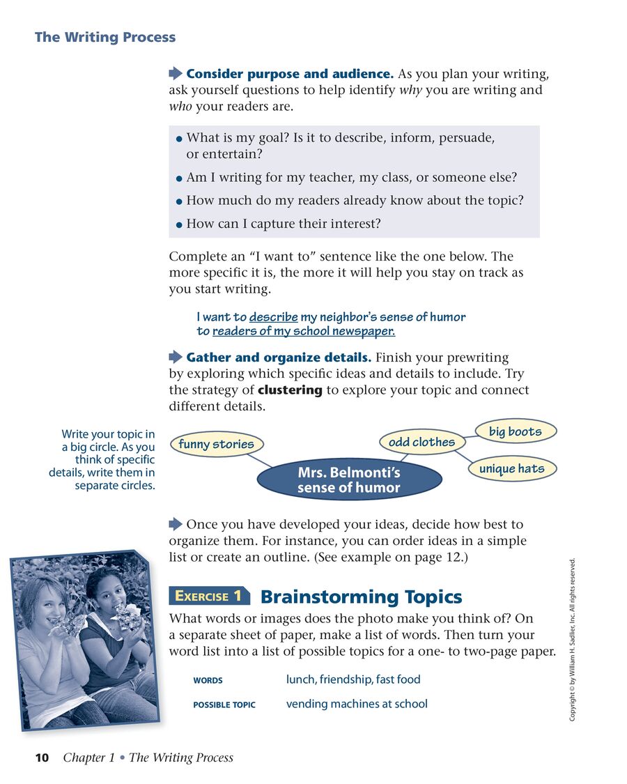 Grammar for Writing, Level Red (Grade 6) Student Edition