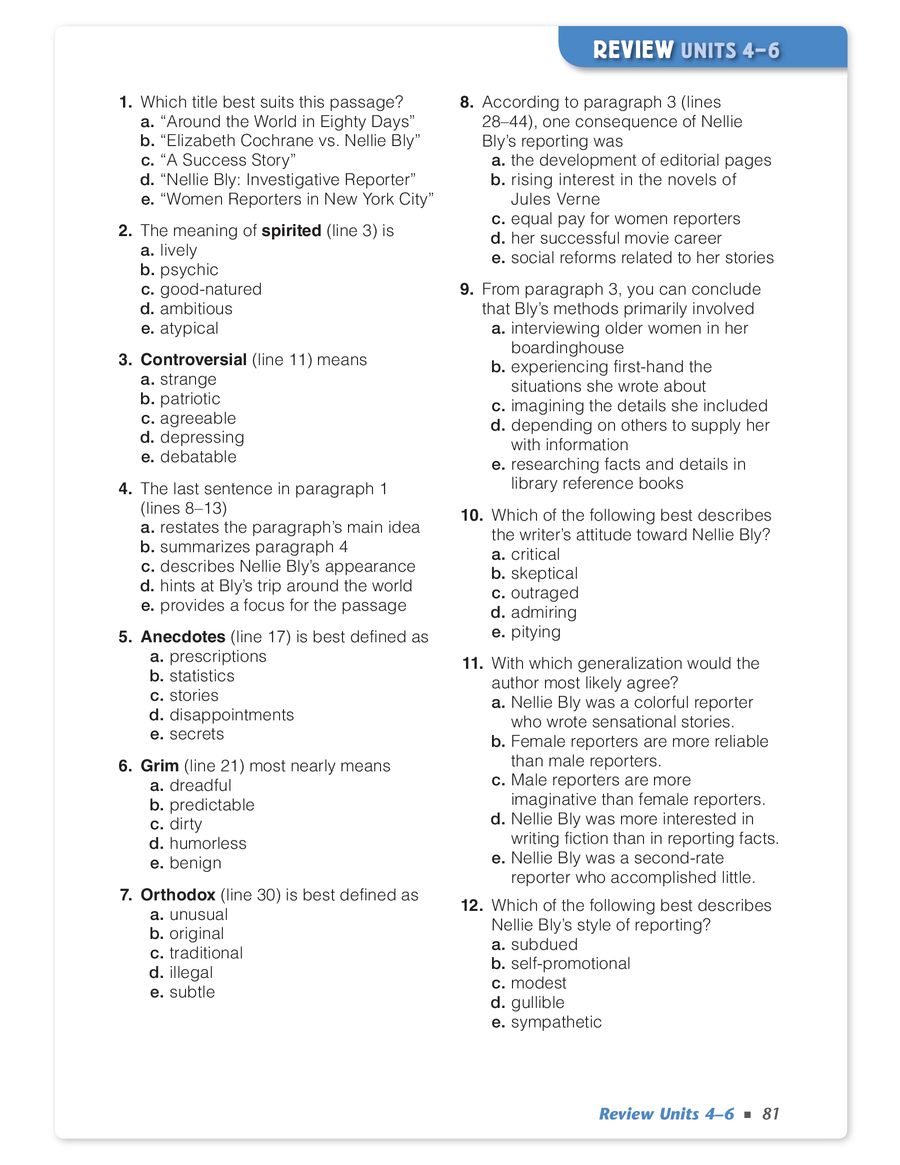 Vocabulary Workshop Enriched Edition, Level B (Grade 7