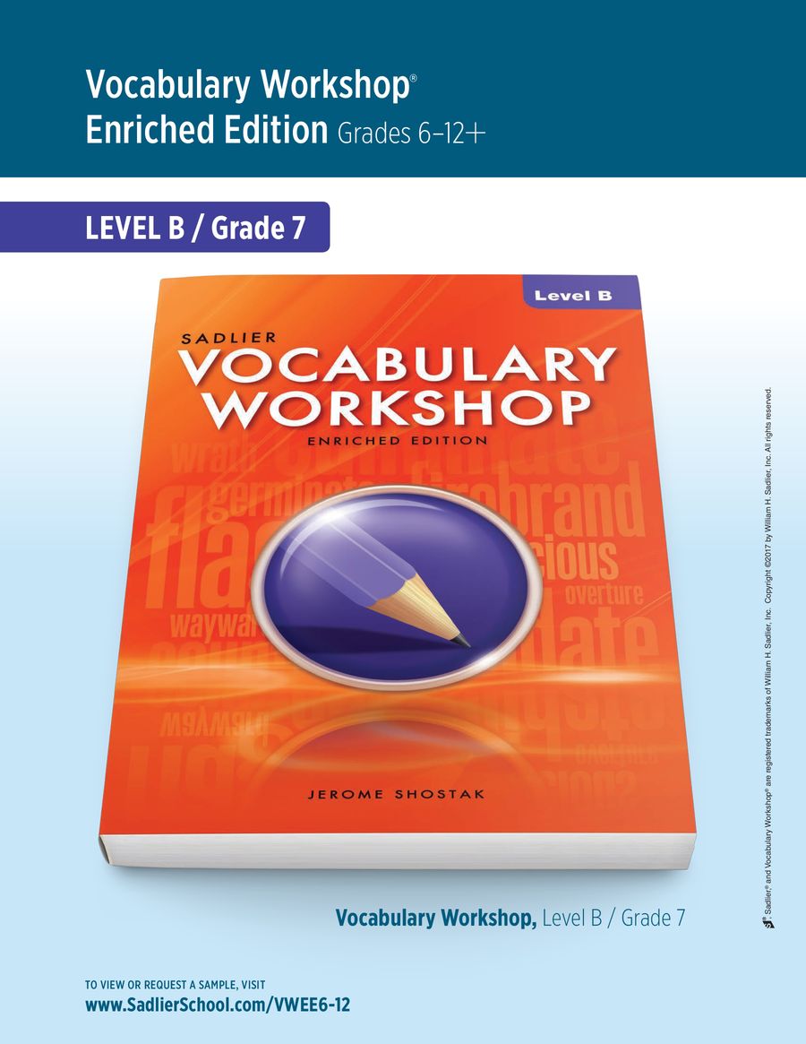 Vocabulary Workshop Level A Unit 4 Answer Key - Goimages Garden