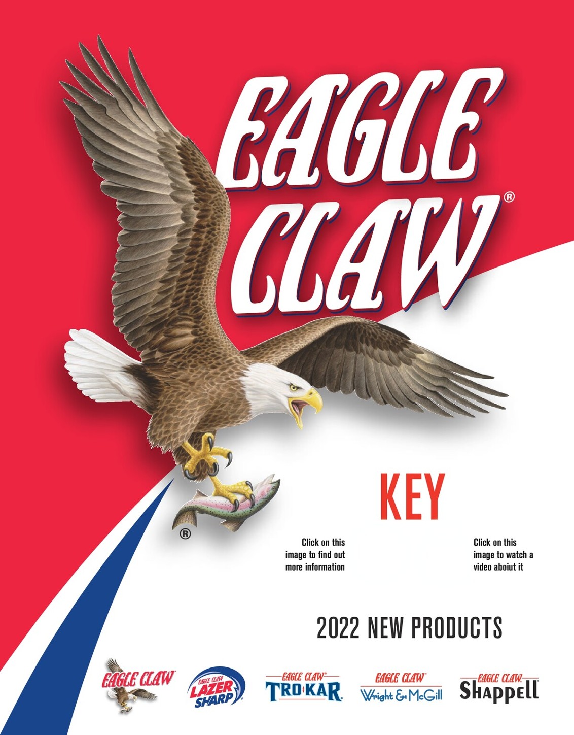 Eagle Claw Lake & Stream Classic Mono Line 50lb 120yd Spool Clear 09011-050