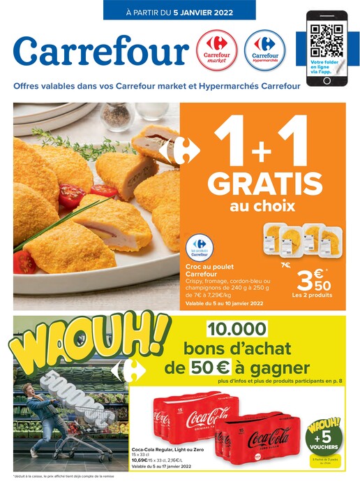 Nos promos Carrefour market et hypermarché