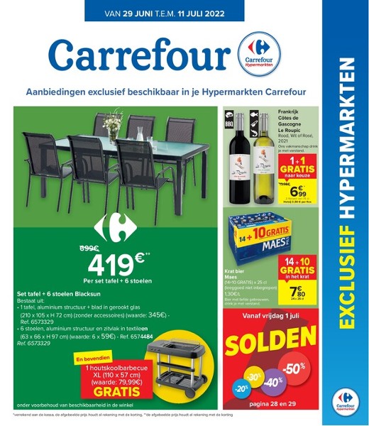 Exclusieve aanbiedingen in je hypermarkt Carrefour