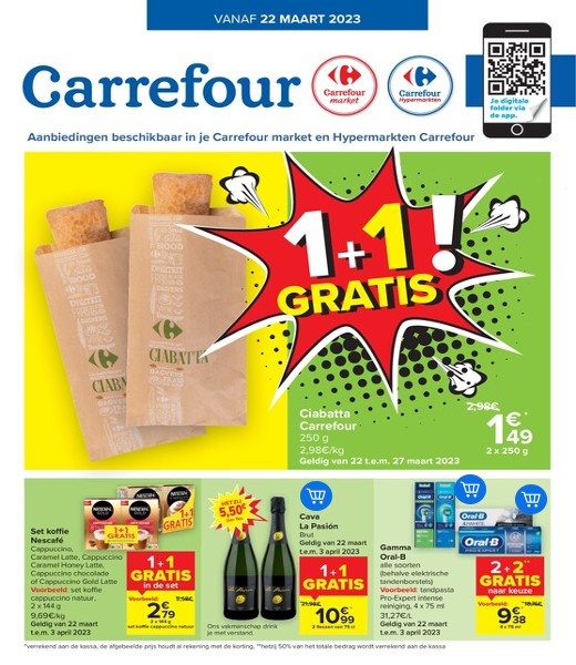 Onze Carrefour market en hypermarkt-aanbiedingen