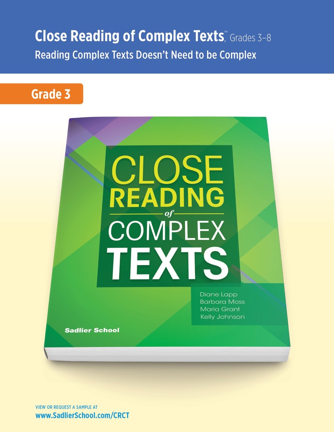 Close Reading of Complex Texts, Grade 3, Student Edition
