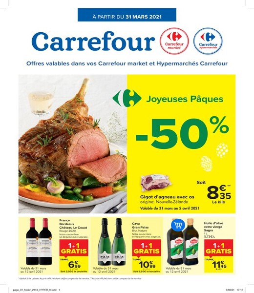 Carrefour : Offres Valables à Partir Du 31 Mars