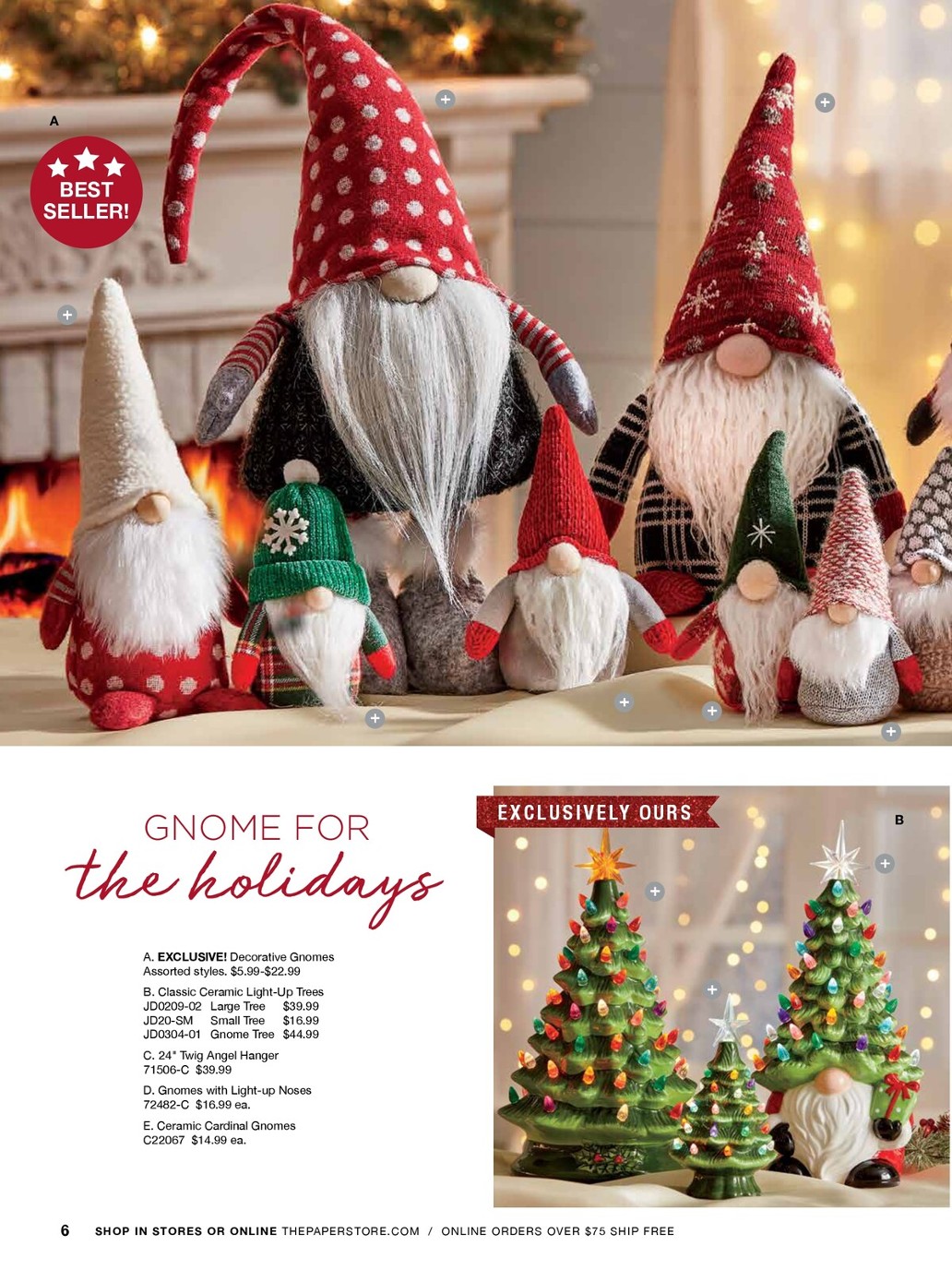 paper store christmas catalog