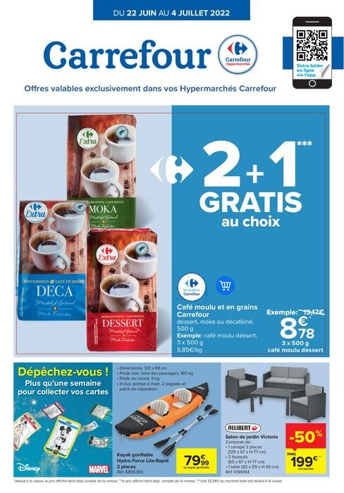 Offres exclusives hypermarché Carrefour