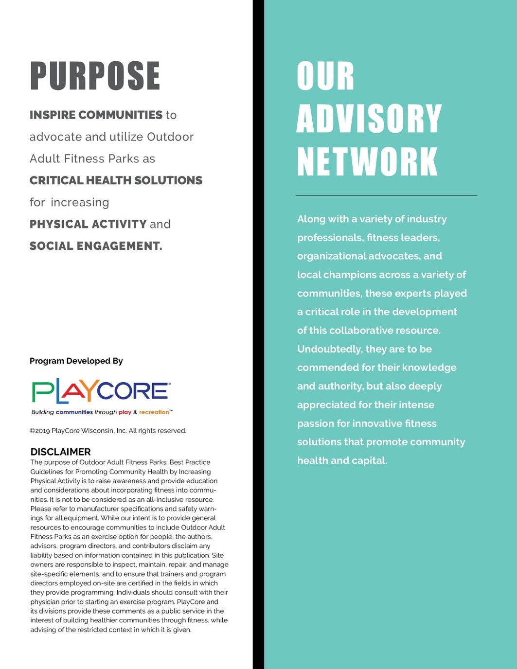 innovative outdoors solutions inc on Outdoor Adult Fitness Parks 2019