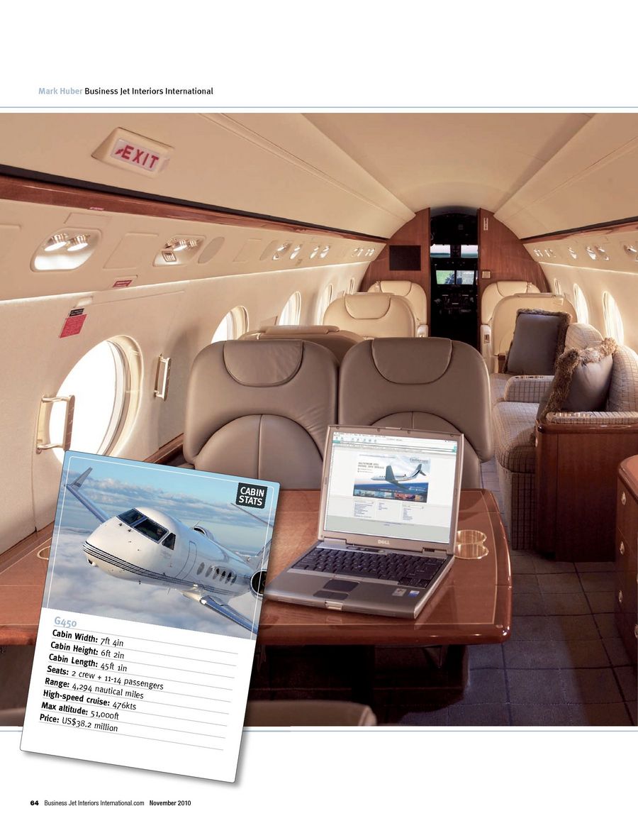 Business Jet Interiors International November 2010