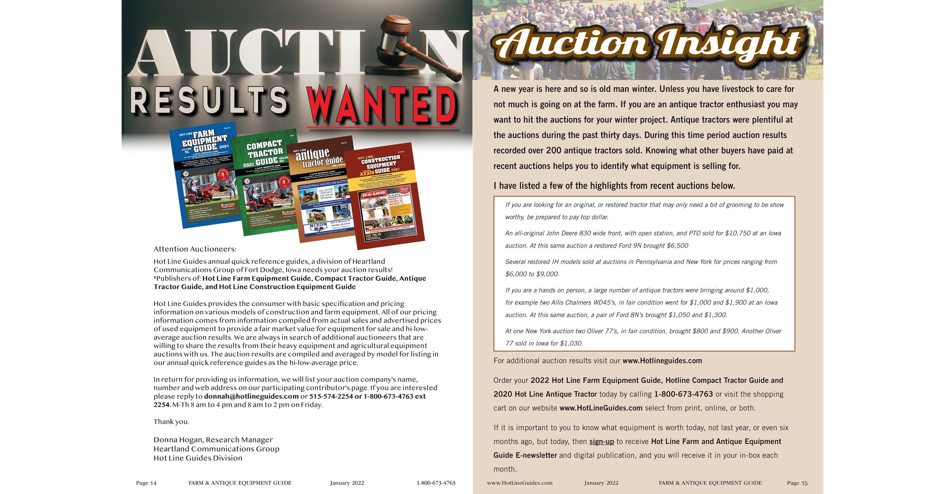 Farm & Antique Equipment Guide January 2022