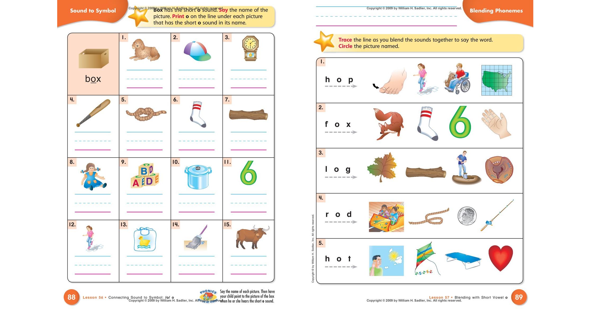 Sadlier Phonics Kindergarten Vocabulary Oxford Sadlier Bookmarks Workshop Level Phonics Kindergarten Book