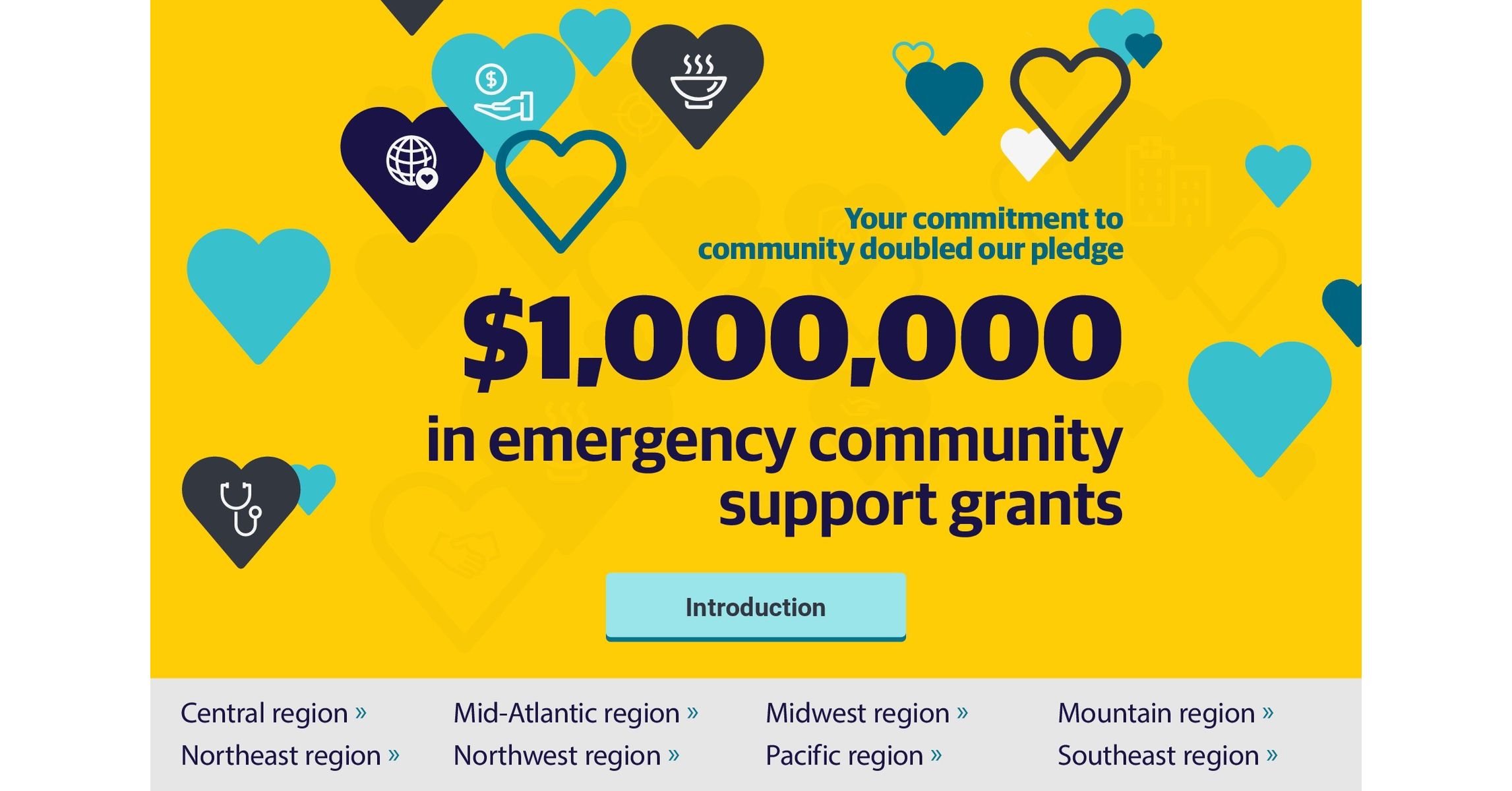 Emergency Community Support Grant Winners