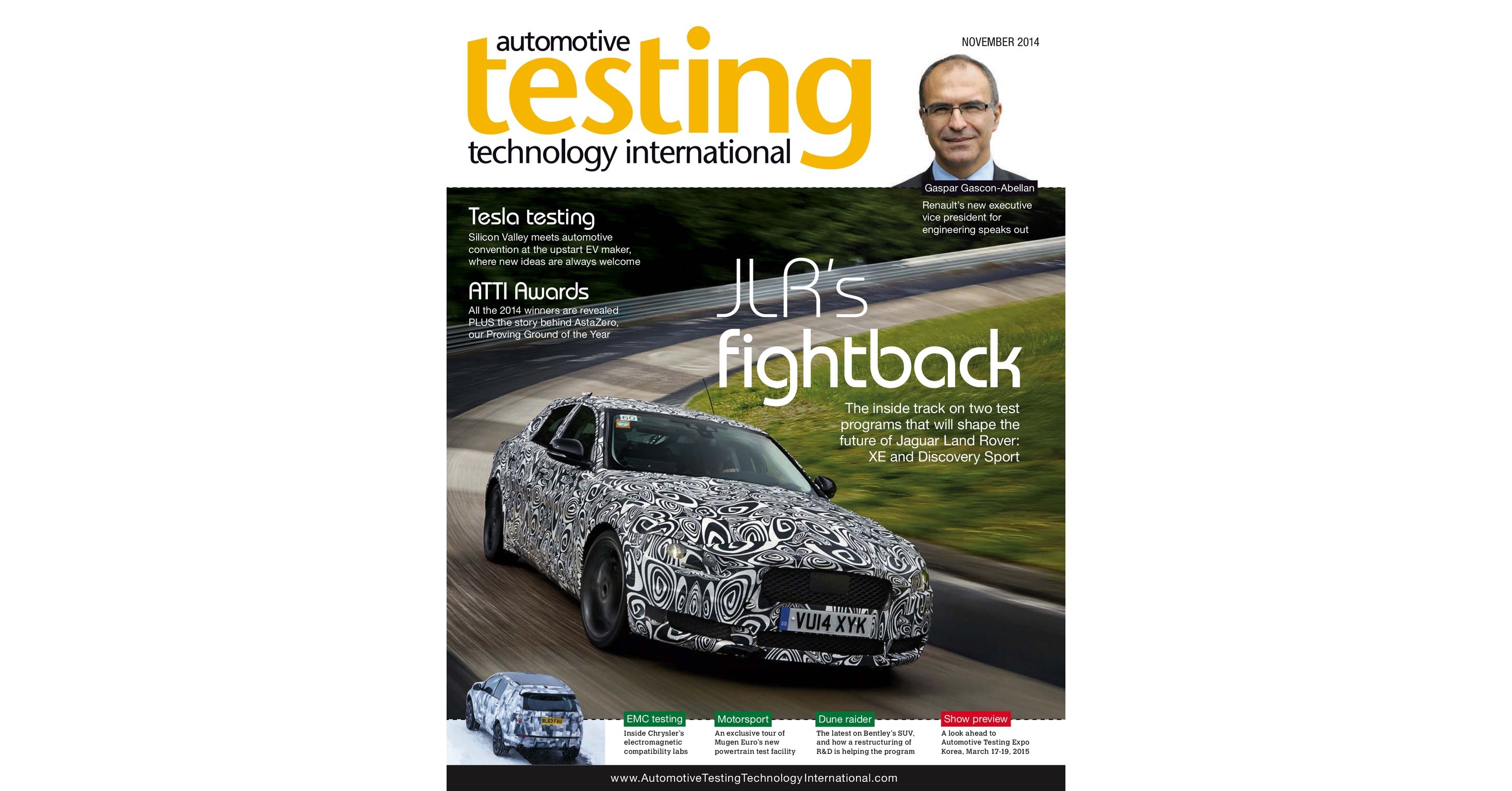 Automotive Testing Technology International November 2014
