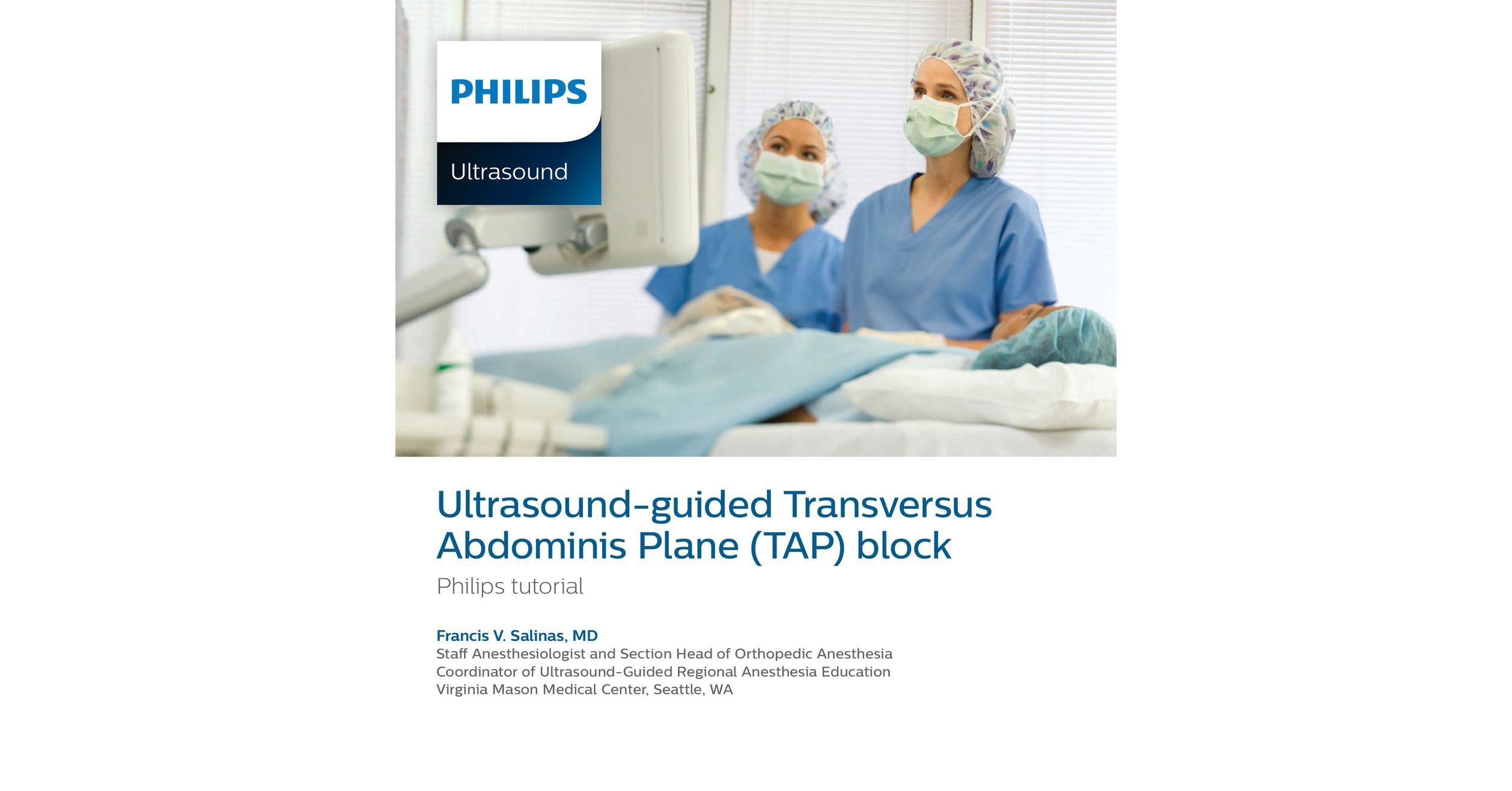 Philips TAP Block Guide