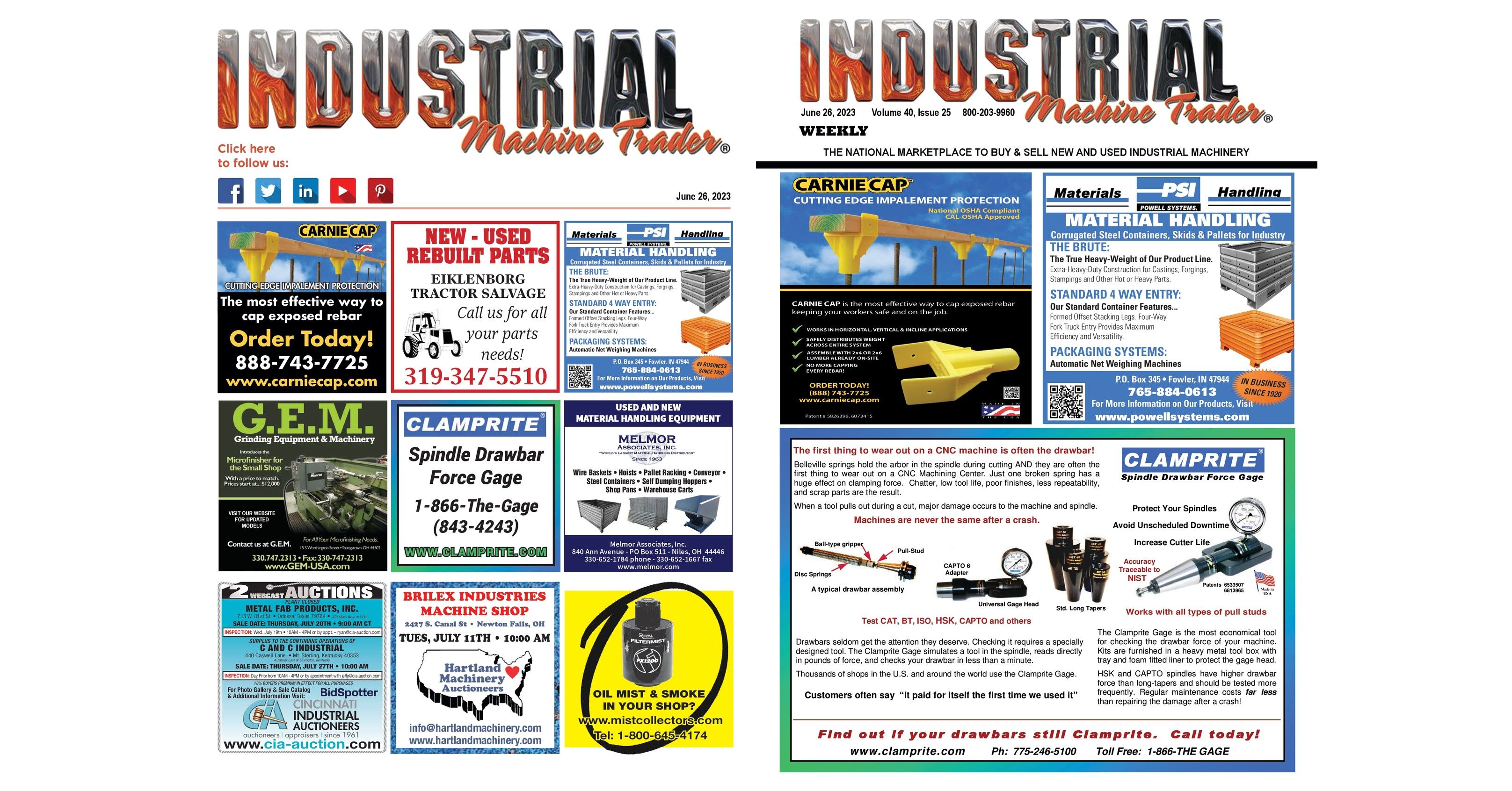 June 26, 2023 Industrial Machine Trader