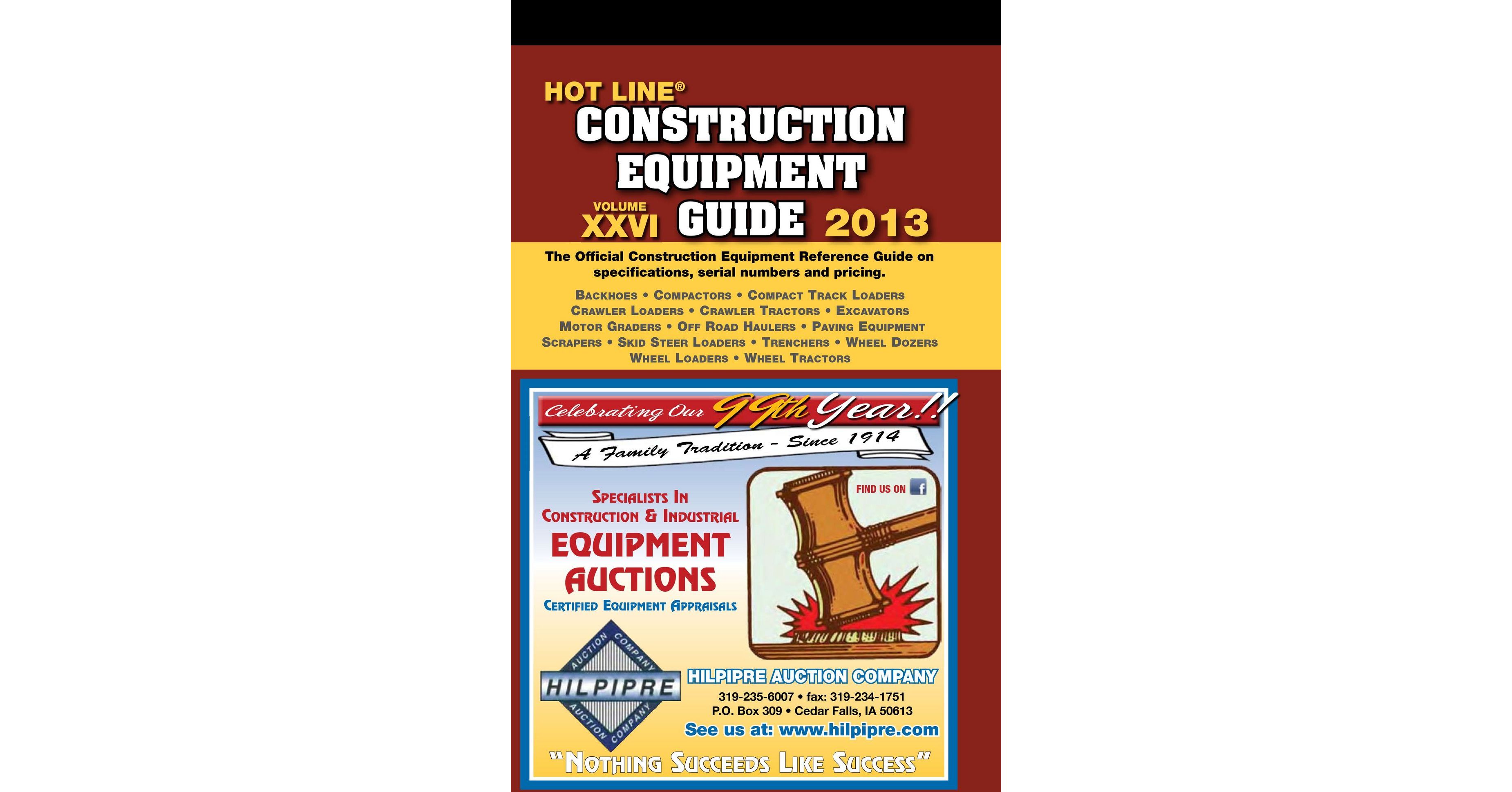 2013 Construction Equipment Guide