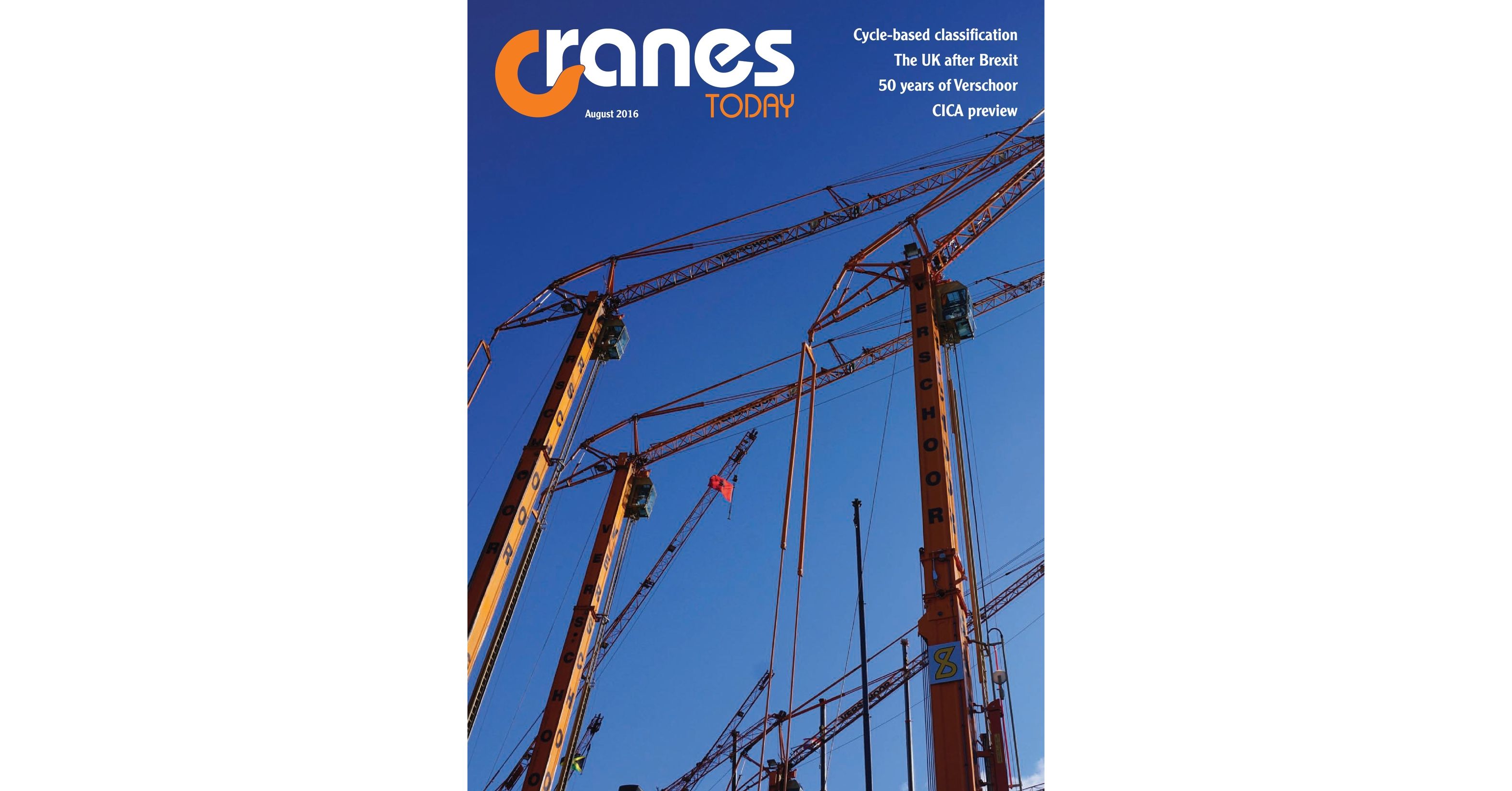 Cranes Today August 2016