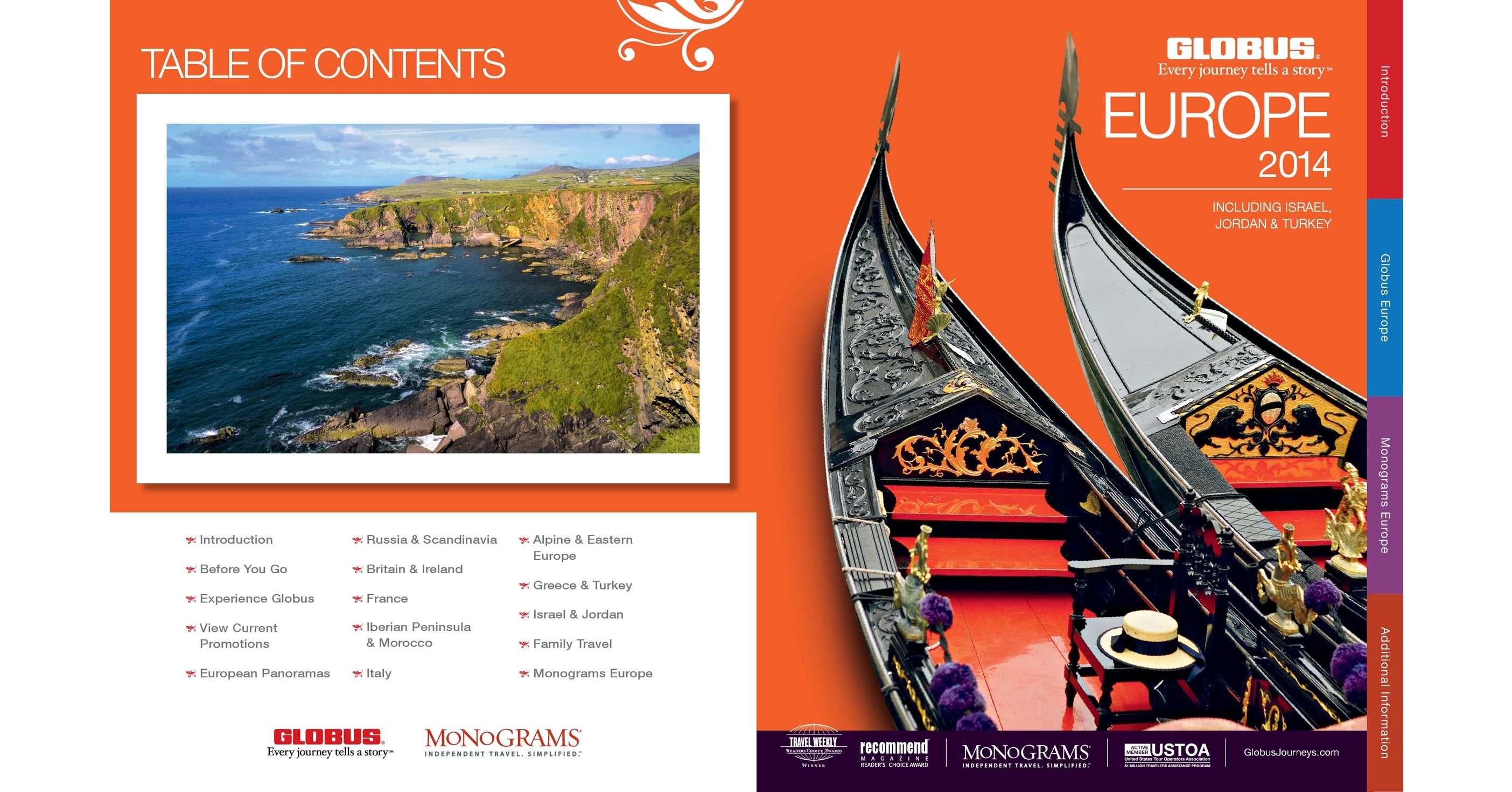 2014 Globus Europe Brochure