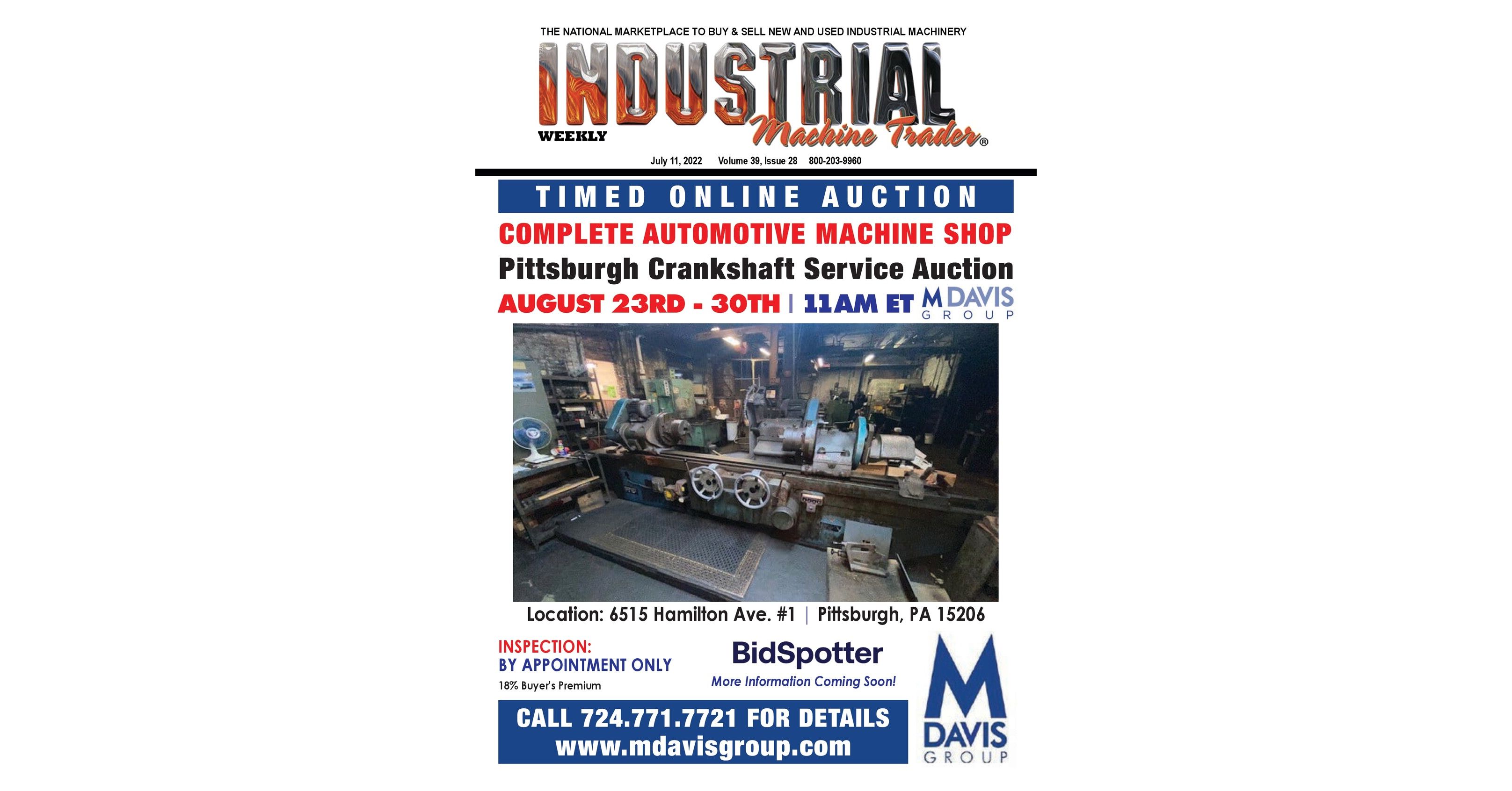 July 11, 2022 Industrial Machine Trader