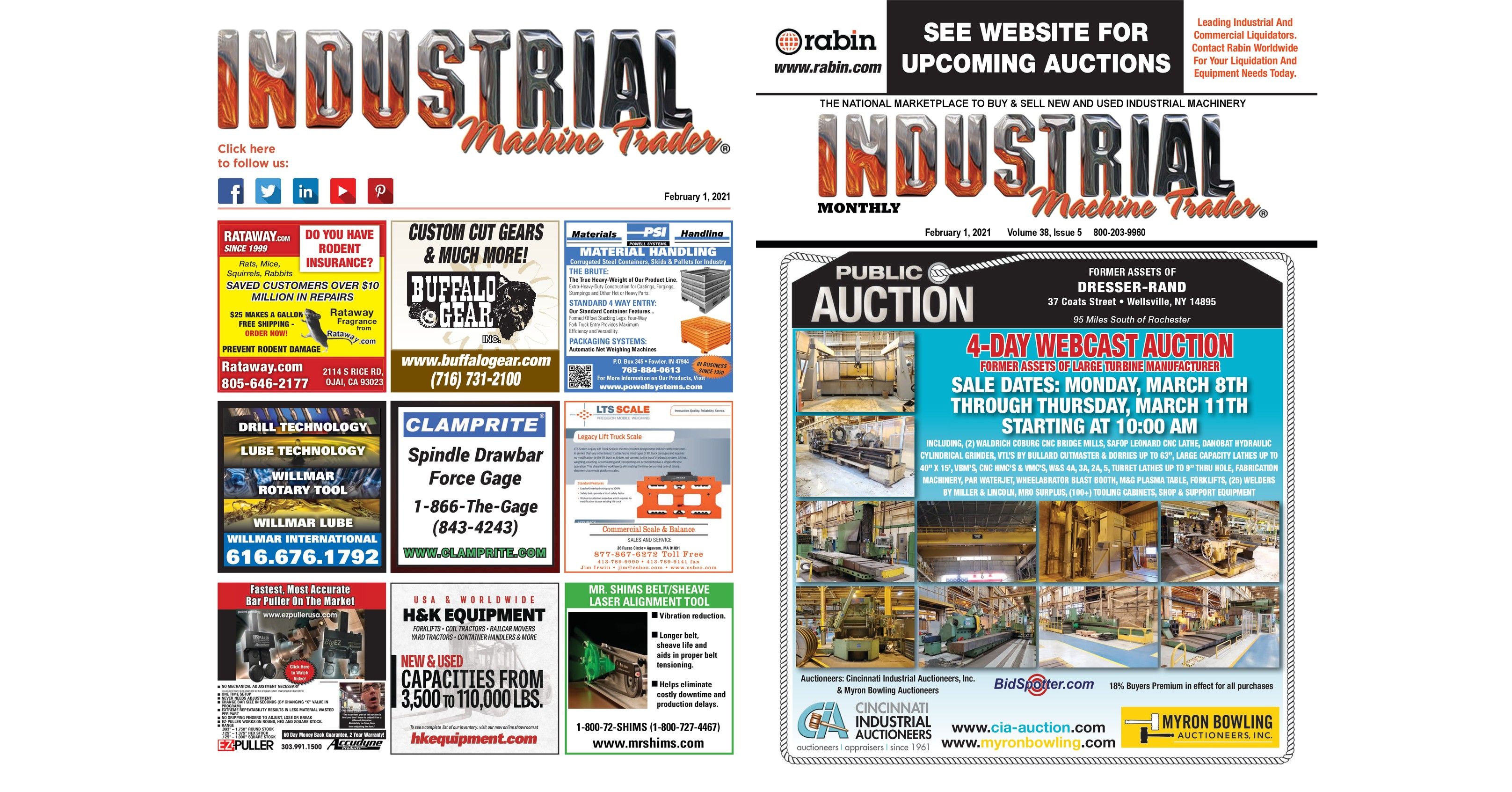 February 1, 2021 Industrial Machine Trader