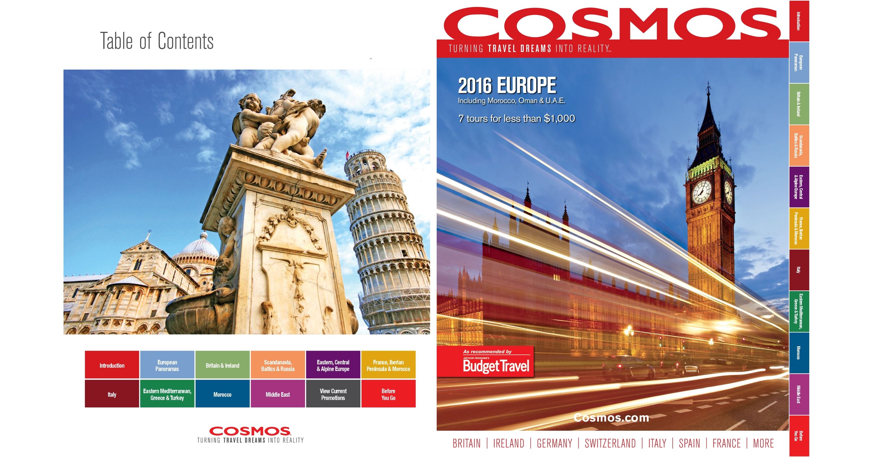 2016 Cosmos Europe Brochure