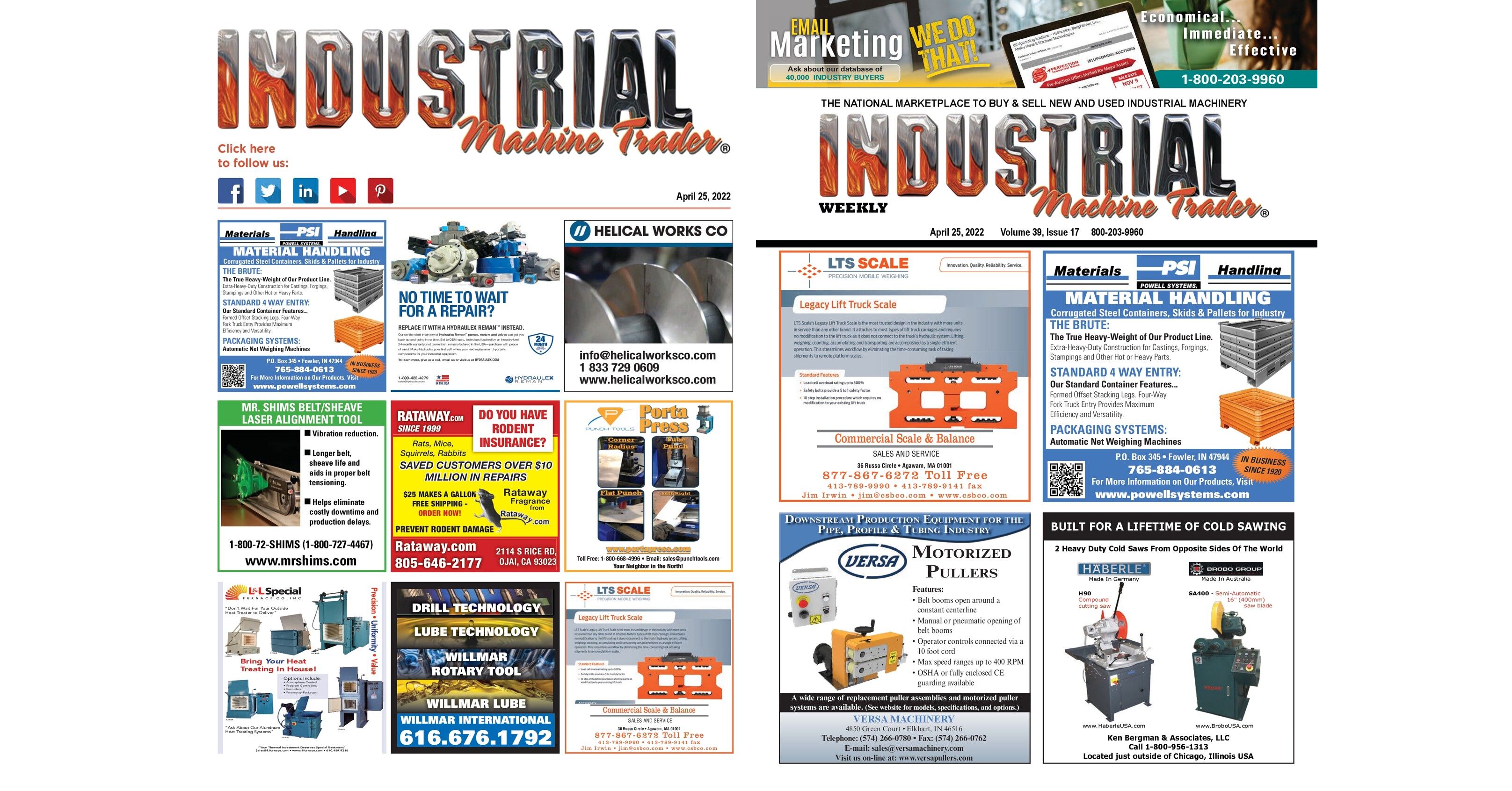 April 25, 2022 Industrial Machine Trader