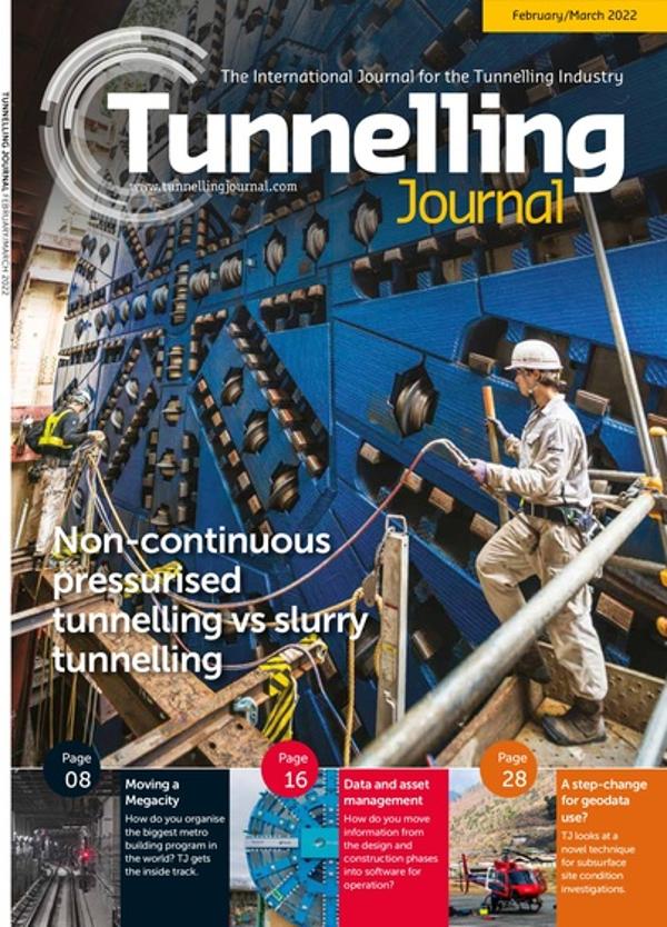 Tunnelling Journal the leading magazine and website for the tunneling and underground